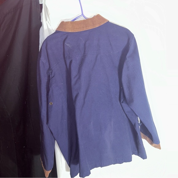 Women’s Blue and Brown PeaCoat size 3X - Picture 5 of 6